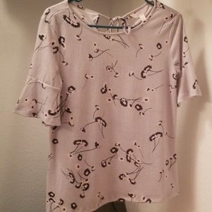 Lauren Conrad flare sleeved blouse